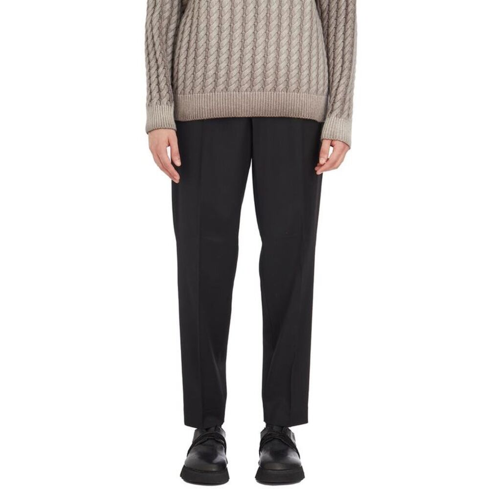 BARENA Wool Blend Pleated Trousers Men BLACK Pants